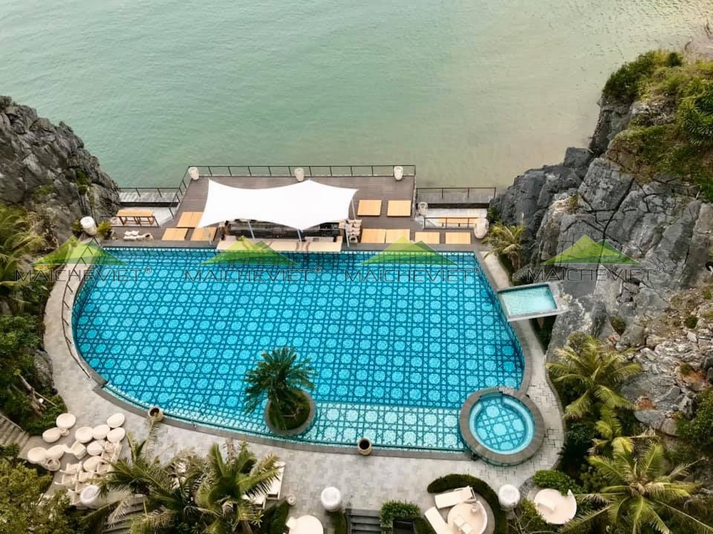 thiet ke va thi cong mai che ho boi khach san tai cat ba hai phong