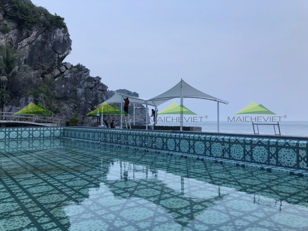 thiet ke va thi cong mai che ho boi khach san tai cat ba hai phong