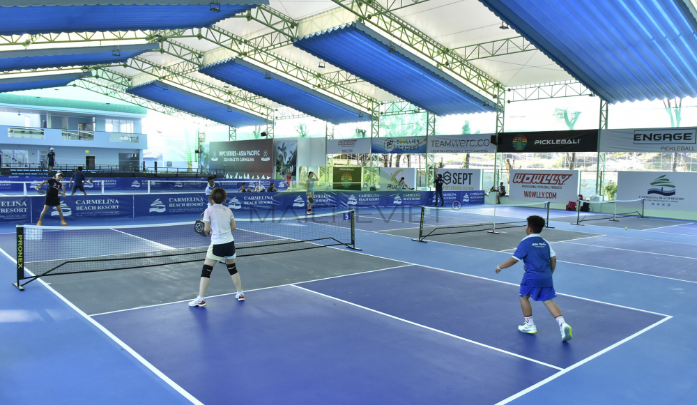 san pickleball carmelina beach resort   ho tram